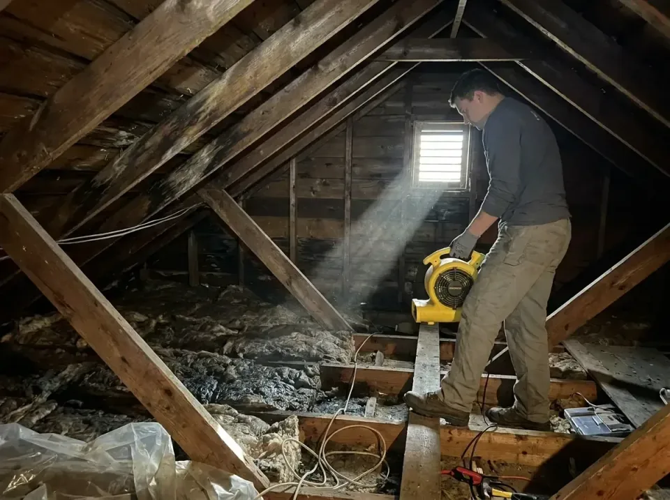 attic-water-damage-drying-proc-007 — frequently asked questions, Emergency Water Extraction & 24/7 Flood Response in Albertv…